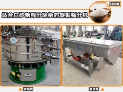白砂糖適合用哪種自動篩分機進行篩分除雜？
